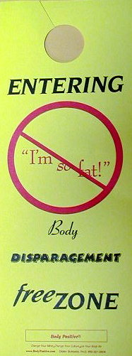 Body Positive door hanger